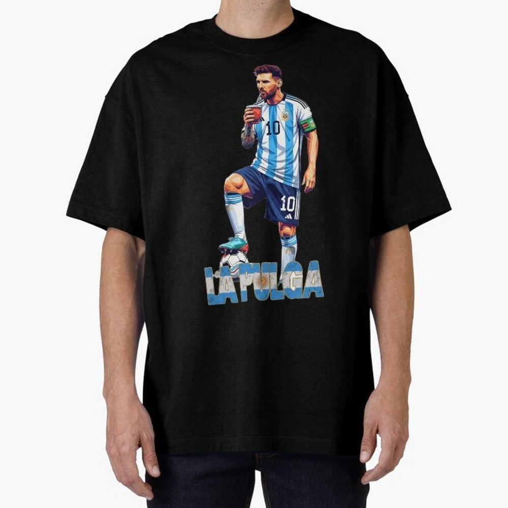 Messi Pop Art Portrait Classic T-Shirt Celebrate Soccer Greatness during Match Day Hype around FIFA World Cup 2026 USA Canada Mexico, Cristiano Ronaldo, Haaland and CR7, Netherlands, Game Day Rituals, Football Legends, Country Pride and the Road to