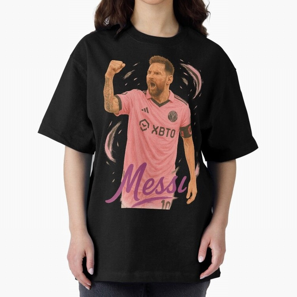 Messi The GOAT Classic T-Shirt Join Global Football Passion for FIFA World Cup 2026, Capturing Neymar, Argentina, Vintage Soccer Flavor, Modern Football Stars, National Flags and Final Night Emotion; Ideal for Passionate Fans Who Love Underdog