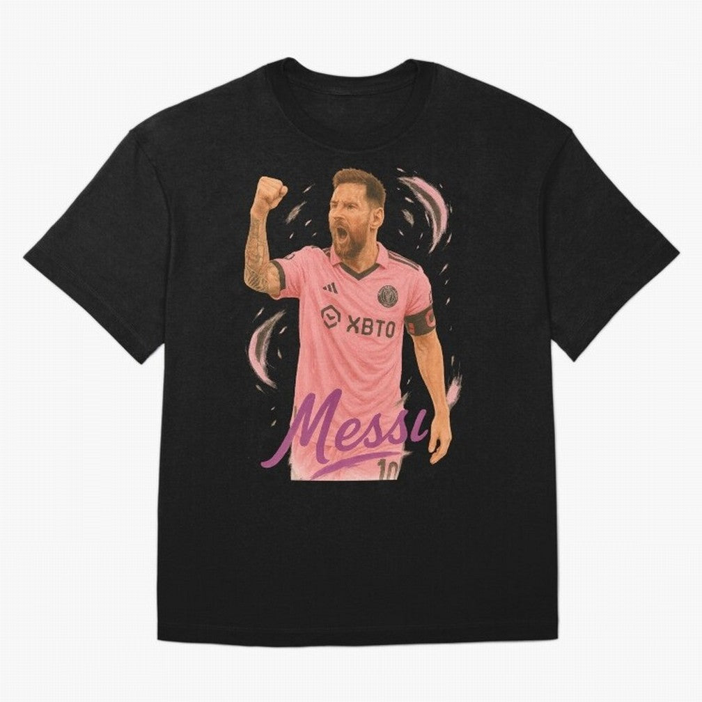 Messi The GOAT Classic T-Shirt Join Global Football Passion for FIFA World Cup 2026, Capturing Neymar, Argentina, Vintage Soccer Flavor, Modern Football Stars, National Flags and Final Night Emotion; Ideal for Passionate Fans Who Love Underdog