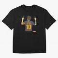 Lionel Messi's famous gesture of pointing to the sky Classic T-Shirt Upgrade FIFA World Cup 2026 Inspired by Neymar, France and Portugal Energy, Vintage Soccer Flavor, Modern Football Stars, National Flags and Final Night Emotion; Great for