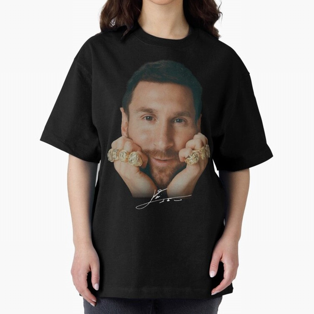 Lionel Messi 8 Ballon d'Or Gold Rings Classic T-Shirt Bring Bold Fan Energy to FIFA World Cup 2026 USA Canada Mexico with Messi and Cristiano Ronaldo, Portugal Energy, Football Passion, Legendary Performances, Festival Vibes and Supporter