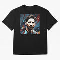 Messi The GOAT Oversized T-Shirt Celebrate Classic Football Spirit in Match Day Hype around FIFA World Cup 2026, Messi and Cristiano Ronaldo, Argentina and Brazil, Football History, Final Match Energy, Crowd Noise and Once in a Lifetime Moments;