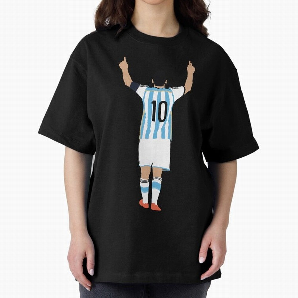 Messi Pop Art Portrait Classic T-Shirt Celebrate the Magic of FIFA World Cup 2026 Spirit, Capturing Brazil, Mbappe, Championship Spirit, Famous Goals, Roaring Crowds and International Football Unity; Ideal for Passionate Fans Who Love Underdog
