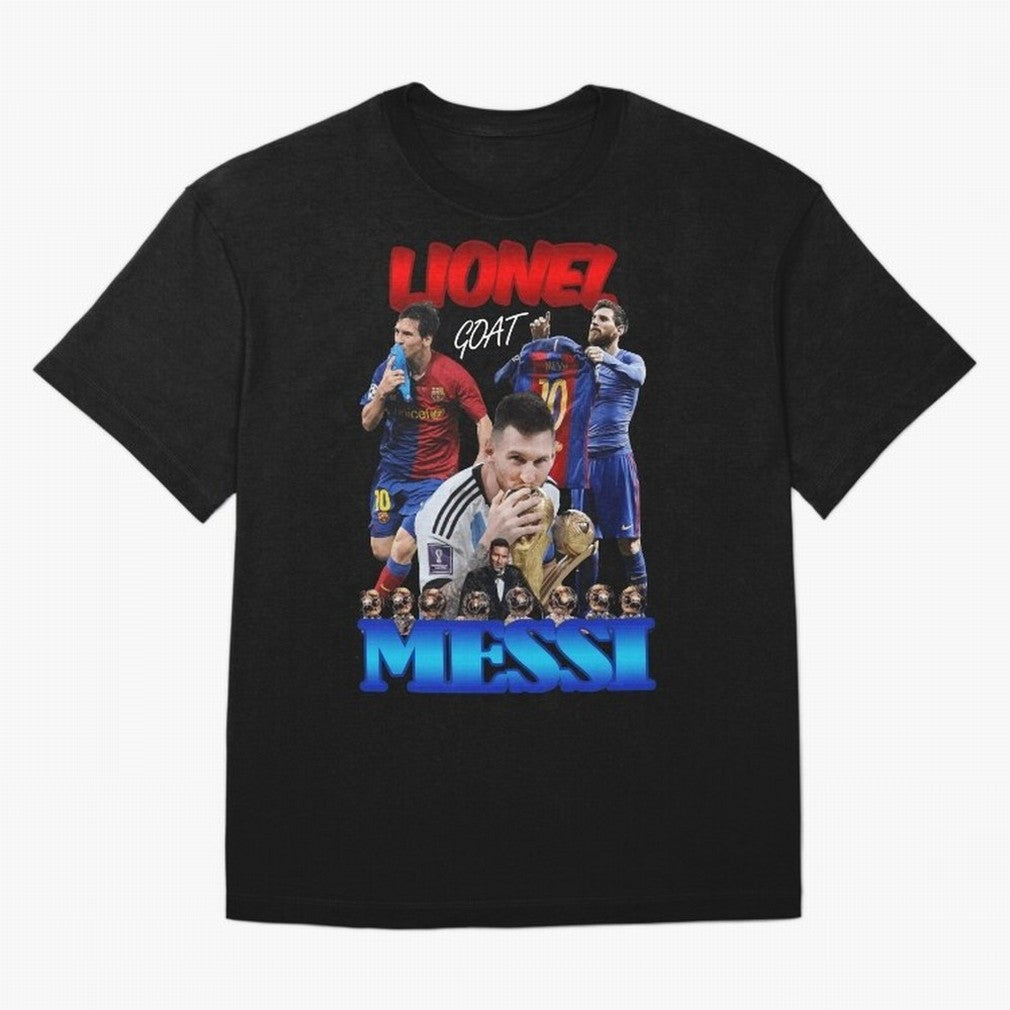 Messi The GOAT Classic T-Shirt Follow Every Goal of Match Day Hype around FIFA World Cup 2026 Group Stage, Cristiano Ronaldo, Haaland and CR7, Argentina, Stadium Memories, Football Loyalty, International Chants and Championship Tradition; Created
