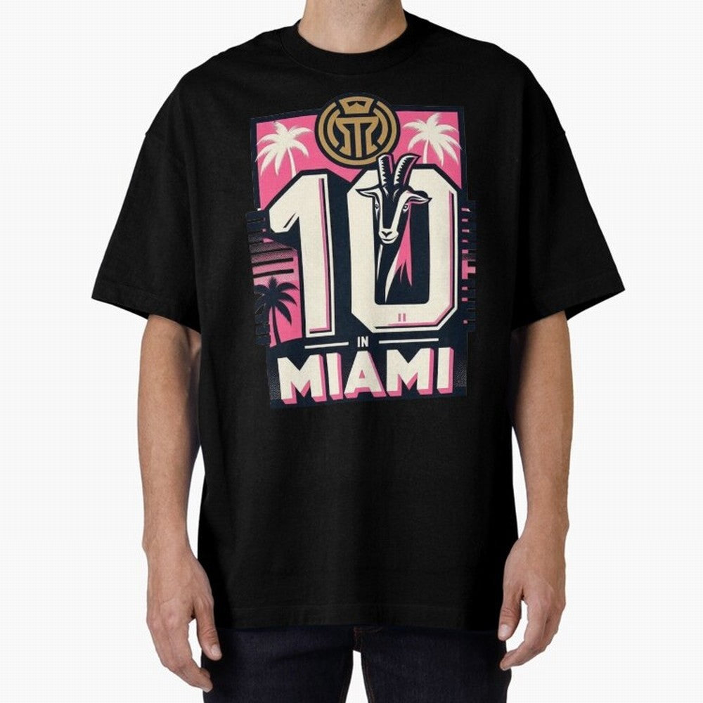 Messi The GOAT Oversized T-Shirt Experience the Global Stage of FIFA World Cup 2026 USA Canada Mexico Featuring Haaland and Mbappe, Argentina and Brazil Energy, Championship Spirit, Famous Goals, Roaring Crowds and International Football Unity;
