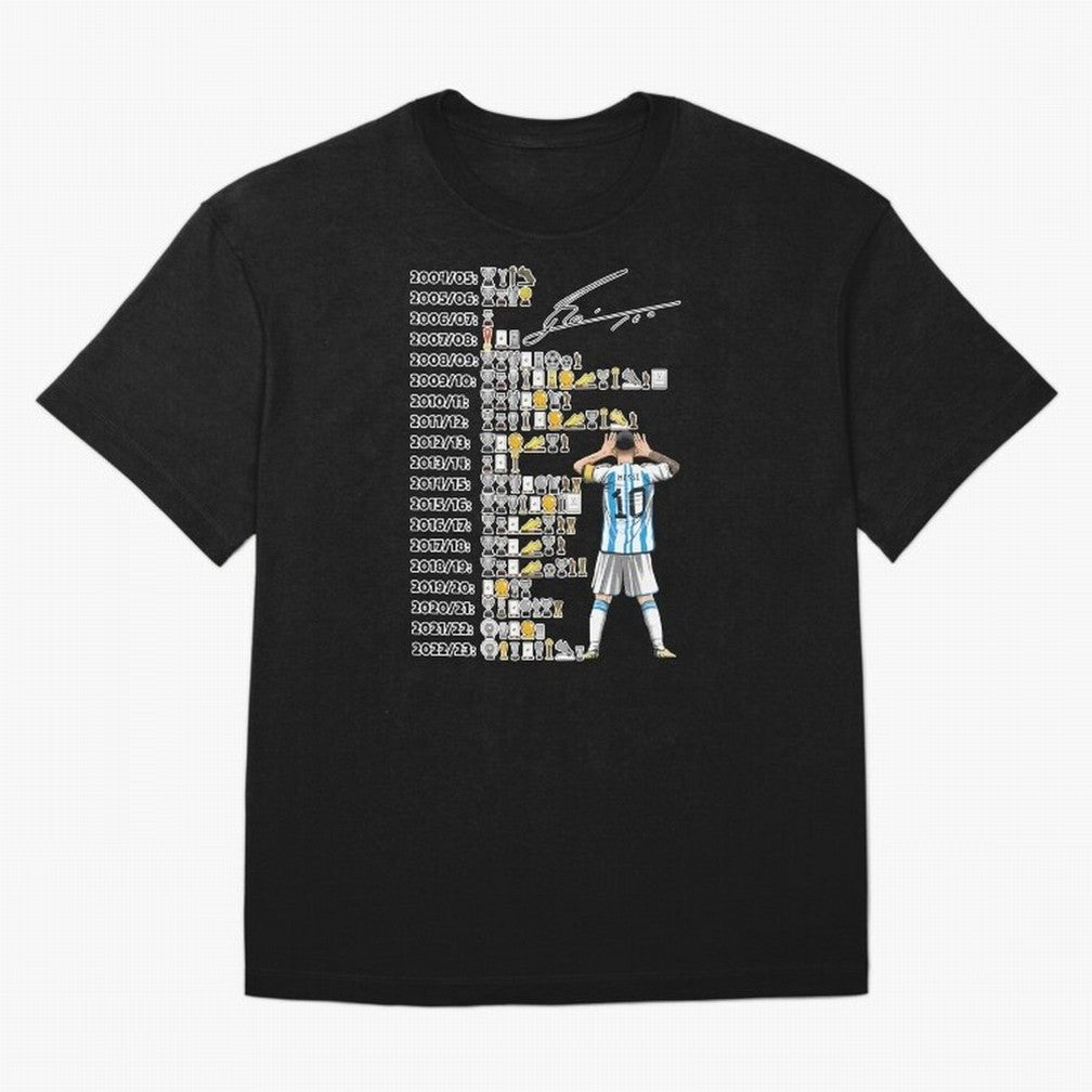 Lionel Messi the legend , Championships Classic T-Shirt Show Your Stadium Side during Match Day Hype around FIFA World Cup 2026 USA Canada Mexico, Haaland and Mbappe, France and Portugal, Classic Soccer Heritage, Championship Pressure, Fan Loyalty