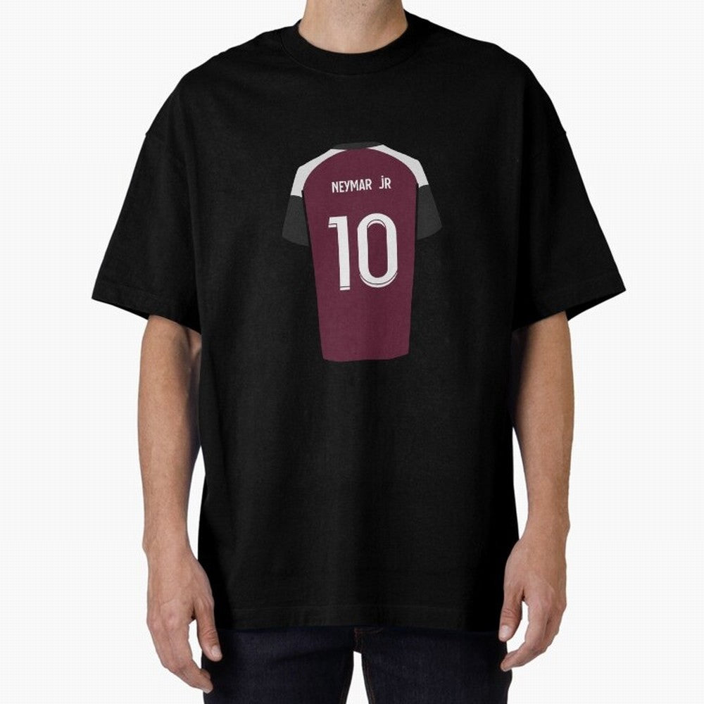 Neymar 2020/21 Jersey Oversized T-Shirt Bring a Vintage Feel to FIFA World Cup 2026 USA Canada Mexico Made for Messi, England Energy, Football History, Final Match Energy, Crowd Noise and Once in a Lifetime Moments; Ideal for Fans Who Follow Messi,