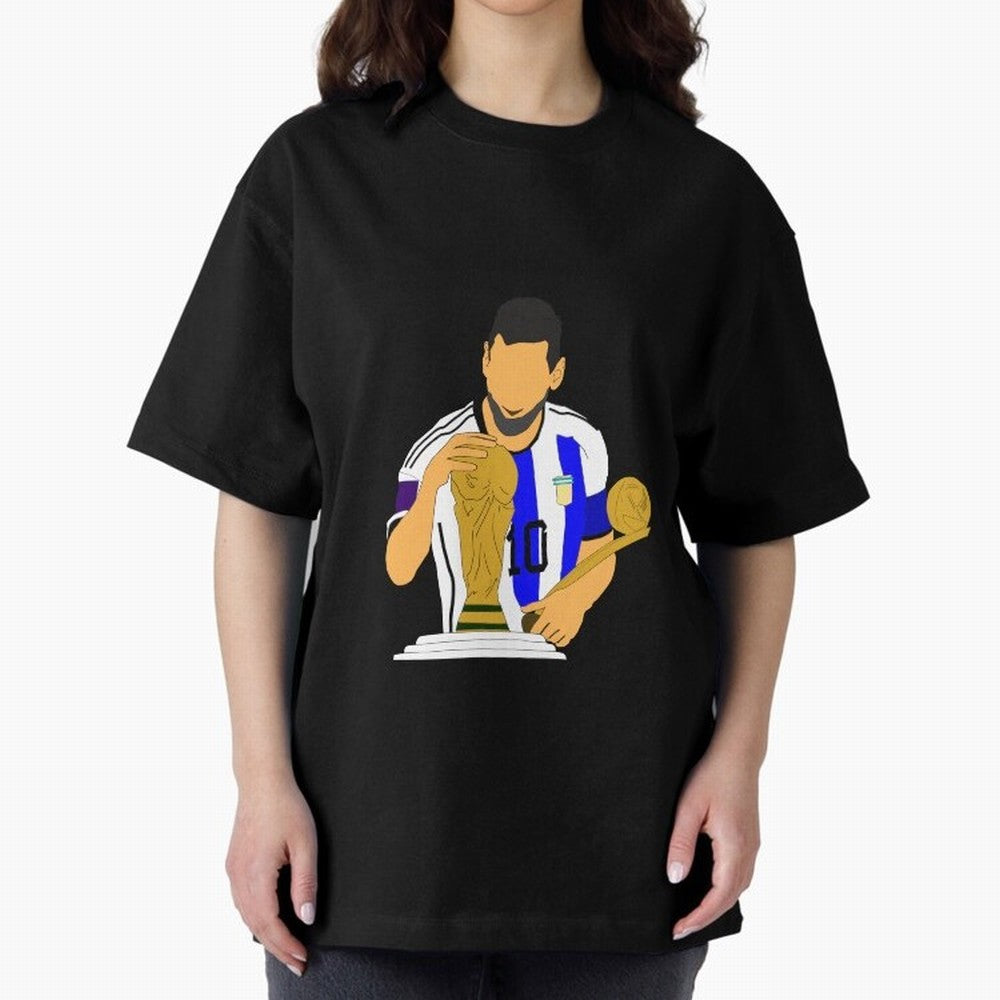 lionel messi Oversized T-Shirt Keep the Legacy of Match Day Hype around FIFA World Cup 2026 Group Stage, Messi, Neymar and Mbappe, Brazil, Portugal and Argentina, Tournament Hype, Historic Matchups, Family Viewing Parties and Global Sports Pride;