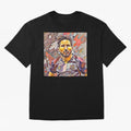 Messi art Oversized T-Shirt Bring Retro Soccer Energy to Global Football Passion for FIFA World Cup 2026, Made for Haaland and Mbappe, France, Sports Nostalgia, International Competition, Famous Players and Unforgettable Victories; Perfect for