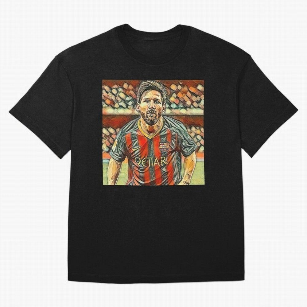 Messi art Classic T-Shirt Bring Stadium Energy to Global Football Passion for FIFA World Cup 2026, Capturing Messi and Cristiano Ronaldo, Portugal, Spain and Germany, Sports Nostalgia, International Competition, Famous Players and Unforgettable