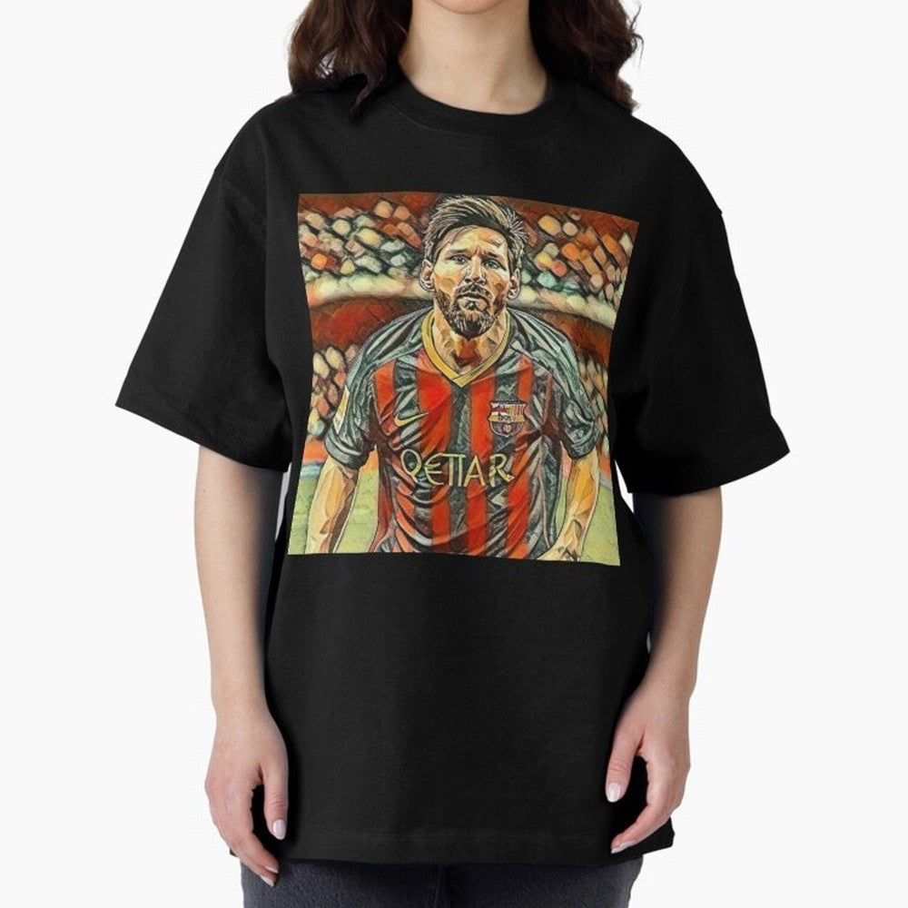 Messi art Classic T-Shirt Bring Stadium Energy to Global Football Passion for FIFA World Cup 2026, Capturing Messi and Cristiano Ronaldo, Portugal, Spain and Germany, Sports Nostalgia, International Competition, Famous Players and Unforgettable