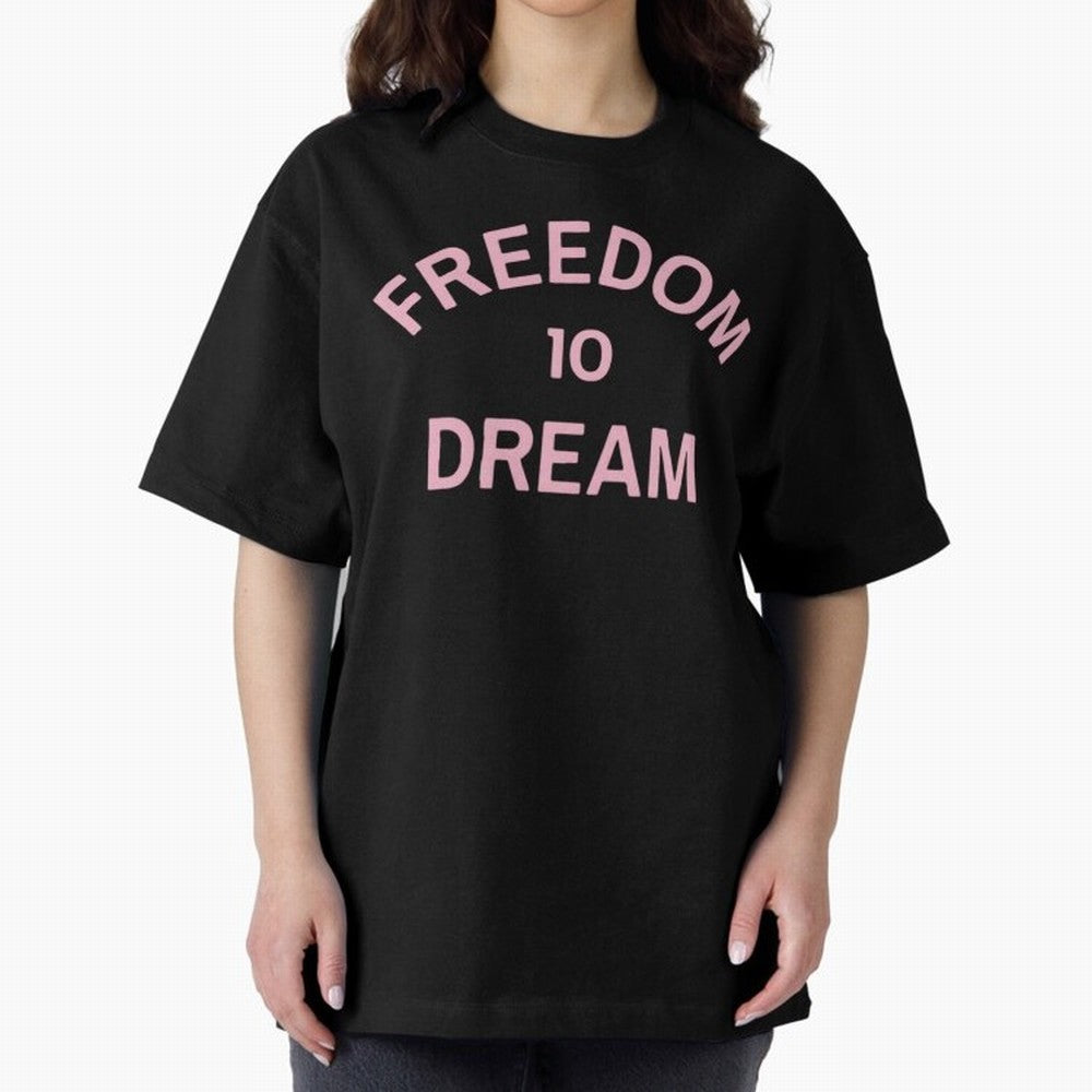Freedom 10 Dream Oversized T-Shirt Honor the Football Icons of FIFA World Cup 2026 USA Canada Mexico for Fans of CR7 and Messi and Spain, Bringing Match Day Excitement, Supporter Culture, Golden Goals and Global Football Passion; Perfect for