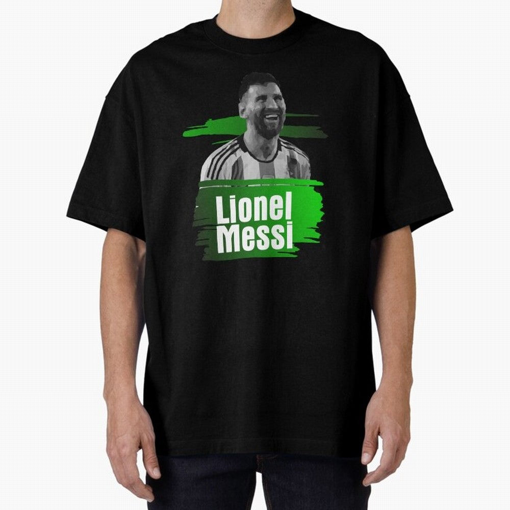 Lionel Messi Oversized T-Shirt Join the Countdown to FIFA World Cup 2026 Group Stage Featuring Messi, Argentina and Brazil Energy, Supporter Pride, Iconic Celebrations, Legendary Names and Global Match Day Energy; Perfect for Fans, Collectors,