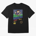 FC Barcelona (8-bit Football / Soccer Videogame Cart) Essential T-Shirt Remember Iconic Moments from the FIFA World Cup 2026 Journey through Haaland Highlights, Brazil Pride, Game Day Rituals, Football Legends, Country Pride and the Road to the