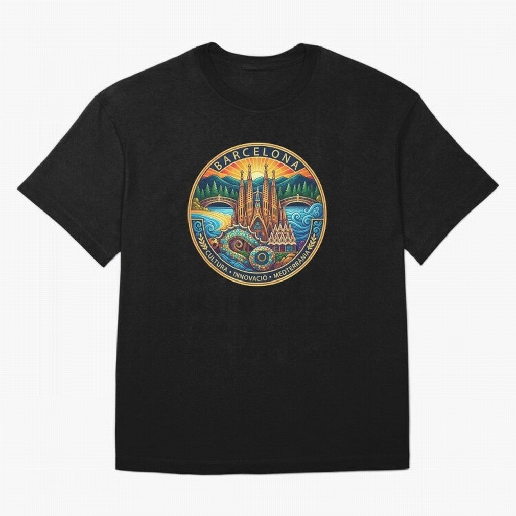 BARCELONA Oversized T-Shirt Join the Countdown to FIFA World Cup 2026 USA Canada Mexico for Fans of CR7 and Messi and Portugal, Bringing Championship Spirit, Famous Goals, Roaring Crowds and International Football Unity; Made for Die Hard