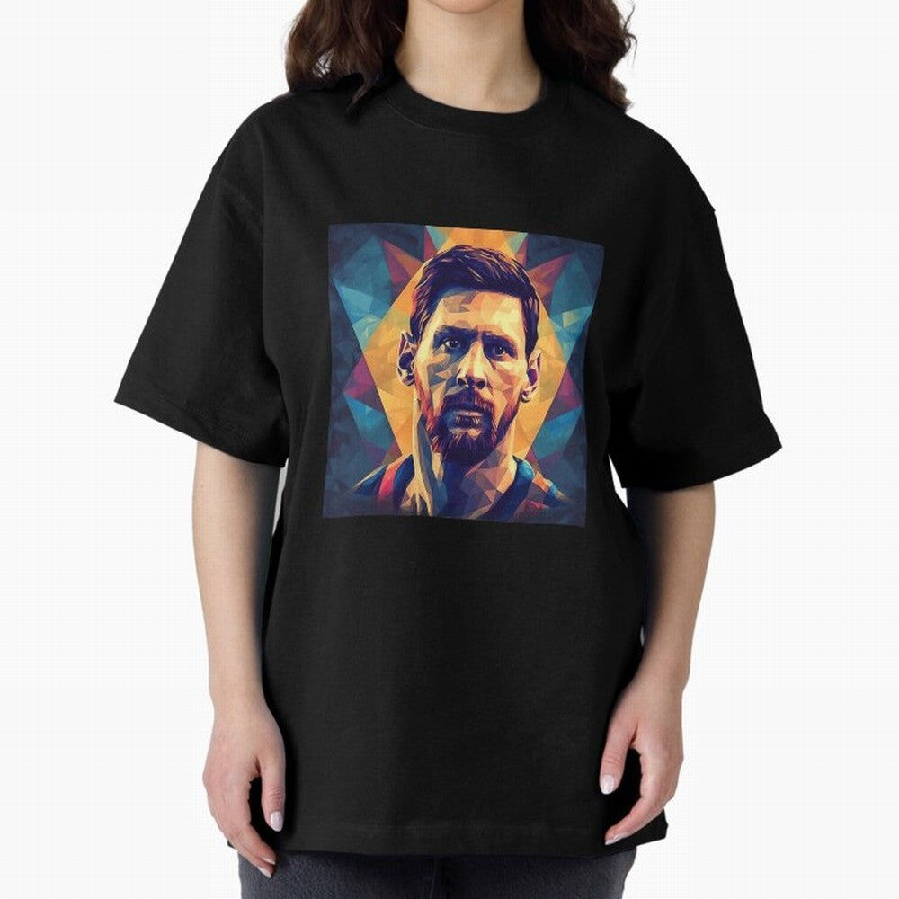Lionel Messi Portrait Vector Classic T-Shirt Turn Every Weekend Toward FIFA World Cup 2026 for Fans of Messi, CR7 and Mbappe and France and Portugal, Bringing Vintage Soccer Flavor, Modern Football Stars, National Flags and Final Night Emotion;