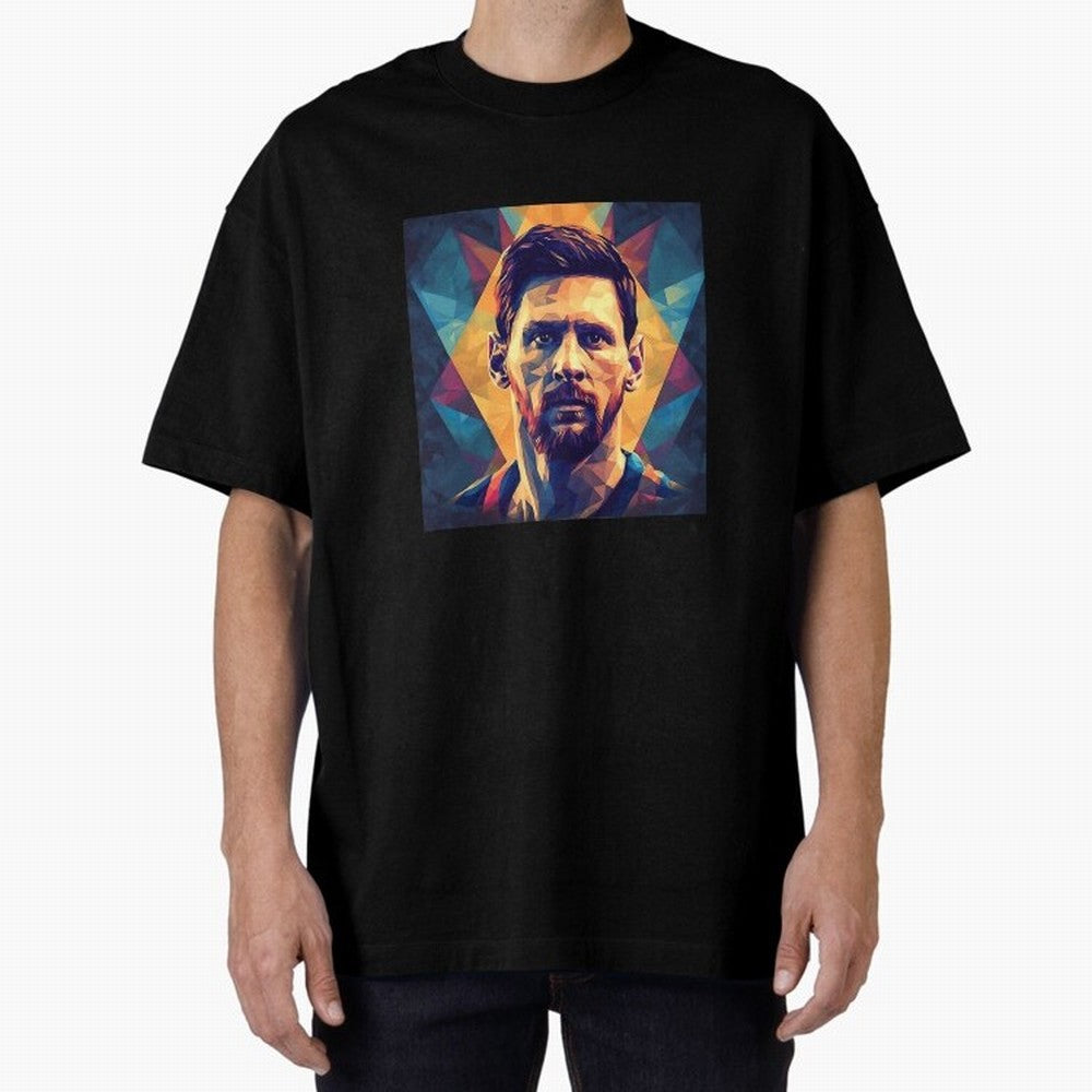 Lionel Messi Portrait Vector Classic T-Shirt Turn Every Weekend Toward FIFA World Cup 2026 for Fans of Messi, CR7 and Mbappe and France and Portugal, Bringing Vintage Soccer Flavor, Modern Football Stars, National Flags and Final Night Emotion;