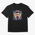 Lionel Messi Portrait Vector Classic T-Shirt Turn Every Weekend Toward FIFA World Cup 2026 for Fans of Messi, CR7 and Mbappe and France and Portugal, Bringing Vintage Soccer Flavor, Modern Football Stars, National Flags and Final Night Emotion;