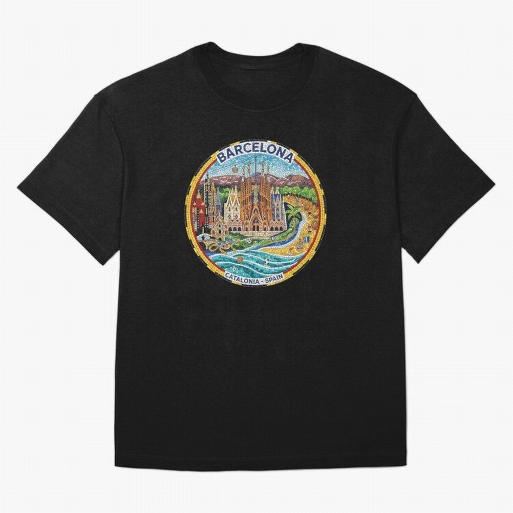 BARCELONA Oversized T-Shirt Celebrate Unforgettable Nights in FIFA World Cup 2026 Spirit, Inspired by Argentina, France and Brazil, Cristiano Ronaldo, Stadium Memories, Football Loyalty, International Chants and Championship Tradition; Great for