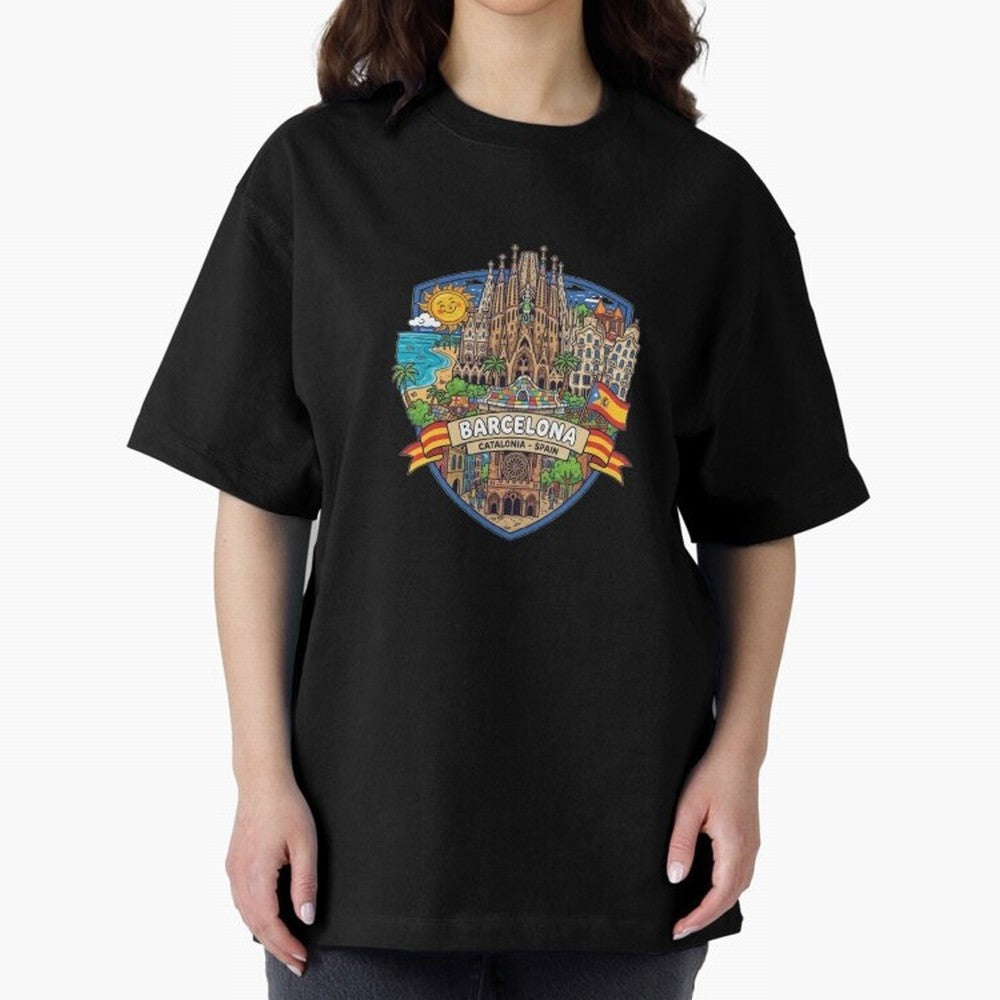 BARCELONA Classic T-Shirt Bring Match Day Fire to FIFA World Cup 2026 Group Stage Highlighting CR7, Germany Energy, Football Festival Excitement, Trophy Ambitions, Country Rivalries and Star Player Buzz; Created for Match Day Parties, Soccer Gifts,