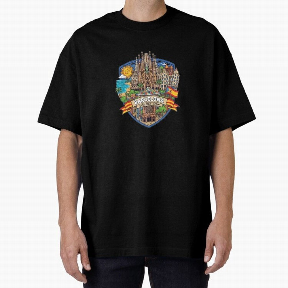 BARCELONA Classic T-Shirt Bring Match Day Fire to FIFA World Cup 2026 Group Stage Highlighting CR7, Germany Energy, Football Festival Excitement, Trophy Ambitions, Country Rivalries and Star Player Buzz; Created for Match Day Parties, Soccer Gifts,