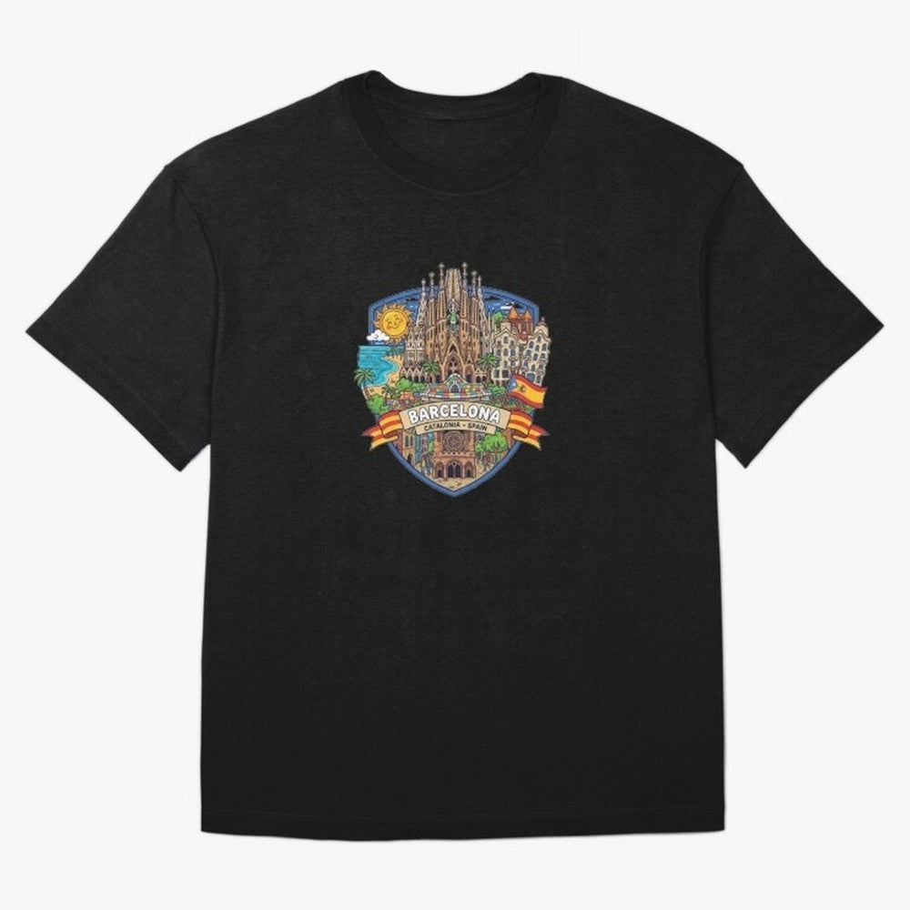 BARCELONA Classic T-Shirt Bring Match Day Fire to FIFA World Cup 2026 Group Stage Highlighting CR7, Germany Energy, Football Festival Excitement, Trophy Ambitions, Country Rivalries and Star Player Buzz; Created for Match Day Parties, Soccer Gifts,