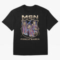 MSN of Barcelona Classic T-Shirt Honor the Football Icons of Match Day Hype around FIFA World Cup 2026 USA Canada Mexico, Messi and Cristiano Ronaldo, Argentina, Classic Soccer Heritage, Championship Pressure, Fan Loyalty and International Pride;