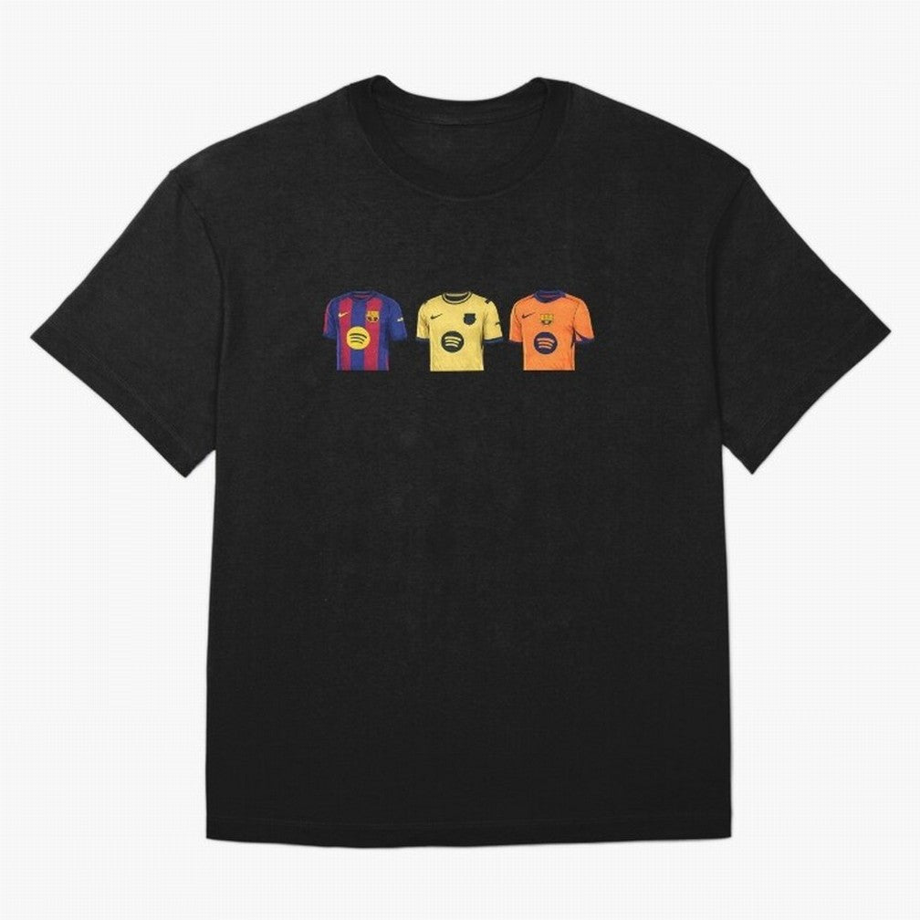 Barca 2526 Jersey Trio Classic T-Shirt Elevate FIFA World Cup 2026 for Fans of Messi and Spain, Bringing Tournament Hype, Historic Matchups, Family Viewing Parties and Global Sports Pride; Ideal for Fans Who Follow Messi, Cristiano Ronaldo, CR7,