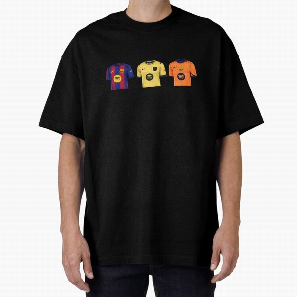 Barca 2526 Jersey Trio Classic T-Shirt Elevate FIFA World Cup 2026 for Fans of Messi and Spain, Bringing Tournament Hype, Historic Matchups, Family Viewing Parties and Global Sports Pride; Ideal for Fans Who Follow Messi, Cristiano Ronaldo, CR7,
