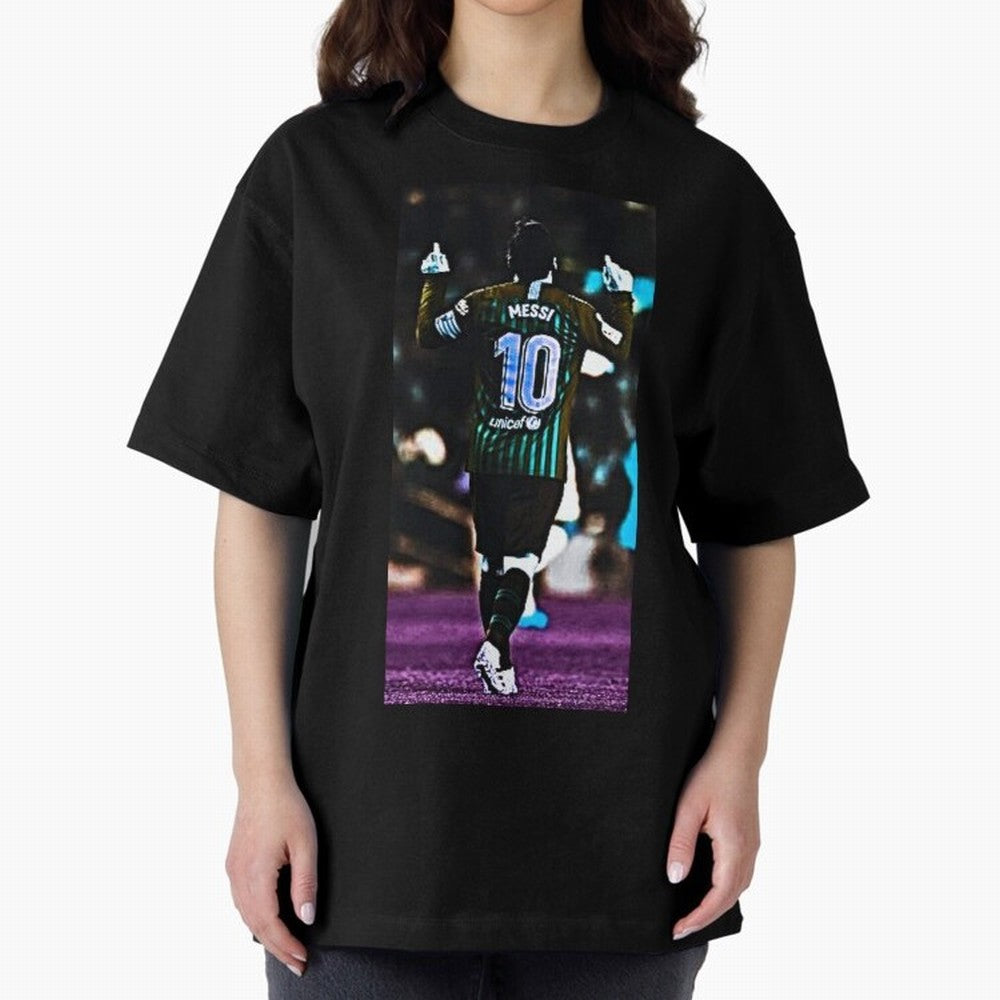 Lionel Messi Oversized T-Shirt Upgrade Match Day Hype around FIFA World Cup 2026 Group Stage, Haaland, Argentina and Brazil, Game Day Rituals, Football Legends, Country Pride and the Road to the Final; Made for Collectors Who Enjoy Iconic Players,