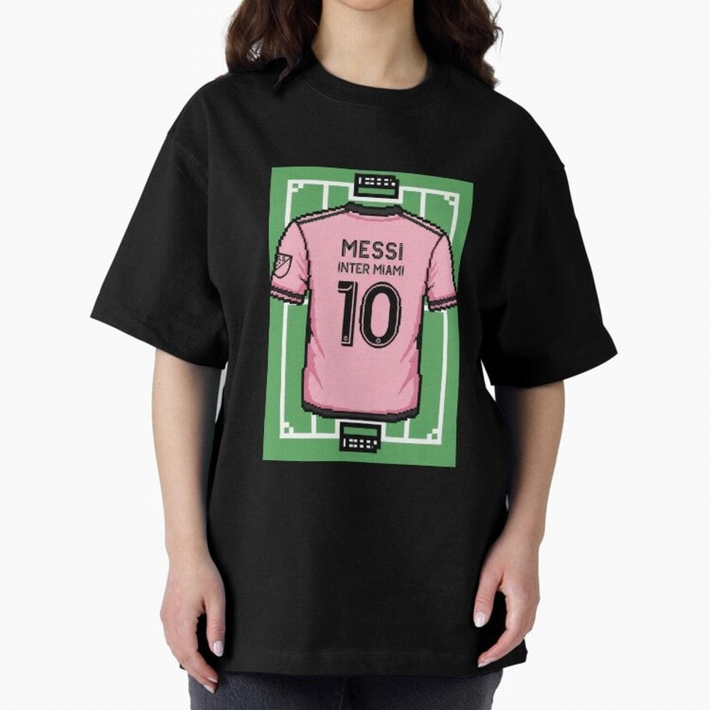 Leo Messi Inter Miami 8-Bit Soccer Football Classic T-Shirt Mark FIFA World Cup 2026 Celebrating CR7, Argentina and Brazil Energy, Stadium Chants, National Pride, Trophy Dreams and Unforgettable Football Memories; Great for Watch Parties, Sports