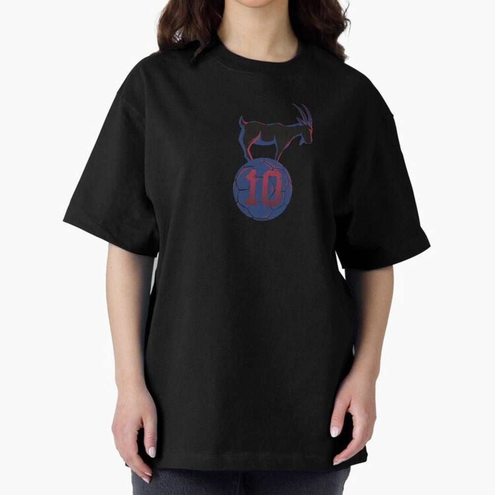 Messi 10 GOAT (Blue Soccer Ball FCB Futbol) Classic T-Shirt Step into Global Football Passion for FIFA World Cup 2026 USA Canada Mexico, Featuring Neymar, Germany, Football Festival Excitement, Trophy Ambitions, Country Rivalries and Star Player