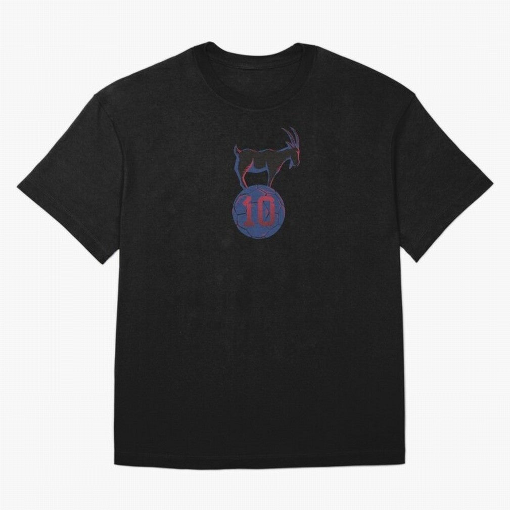 Messi 10 GOAT (Blue Soccer Ball FCB Futbol) Classic T-Shirt Step into Global Football Passion for FIFA World Cup 2026 USA Canada Mexico, Featuring Neymar, Germany, Football Festival Excitement, Trophy Ambitions, Country Rivalries and Star Player