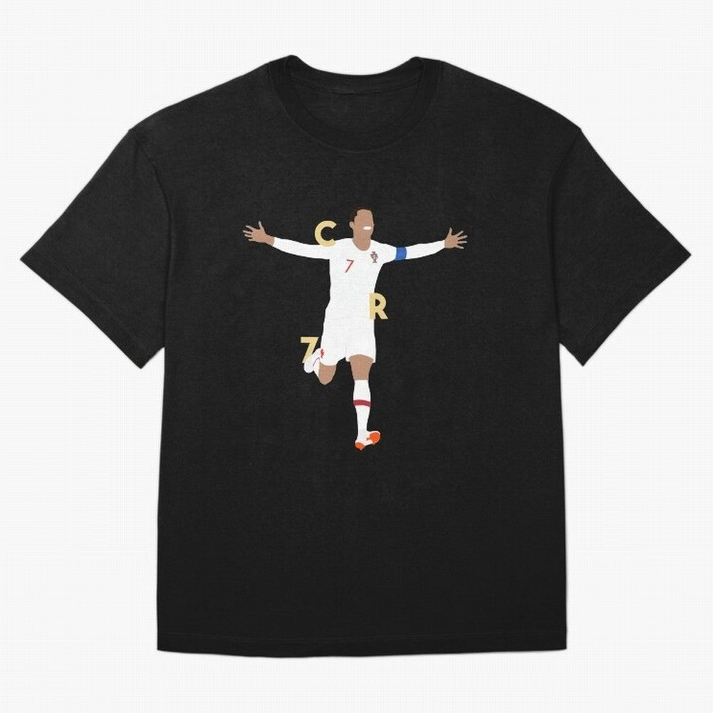 CR7 (Gold) Classic T-Shirt Get Ready for Match Day Hype around FIFA World Cup 2026 USA Canada Mexico, Cristiano Ronaldo, Haaland and CR7, Portugal, Match Day Excitement, Supporter Culture, Golden Goals and Global Football Passion; Ideal for