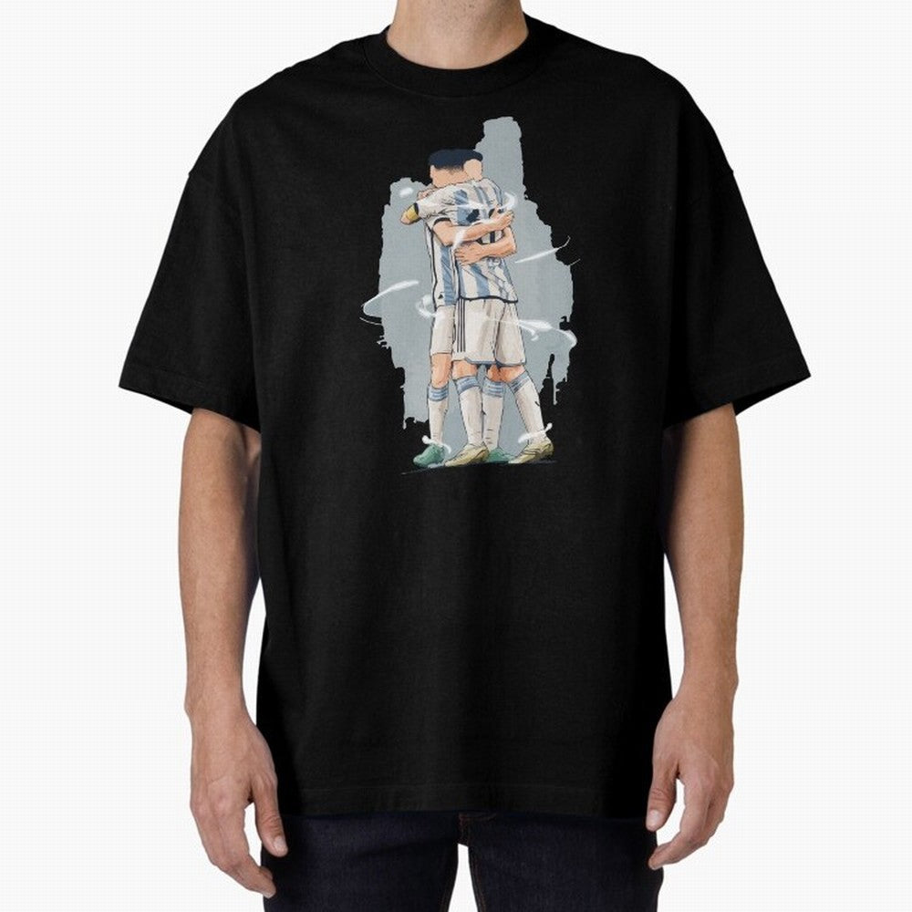 Messi with his fan Julian Alvarez World Cup 2022 Classic T-Shirt Represent Football Lovers during FIFA World Cup 2026 USA Canada Mexico for Fans of Mbappe and Neymar and England and Germany, Bringing Stadium Chants, National Pride, Trophy Dreams