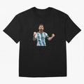 Messi World Champion #2 Oversized T-Shirt Follow the Road to FIFA World Cup 2026 Spirit, Made for Spain and Netherlands, CR7 and Messi, Supporter Pride, Iconic Celebrations, Legendary Names and Global Match Day Energy; Ideal for Fans Who Follow