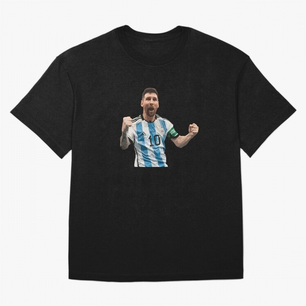 Messi World Champion #2 Oversized T-Shirt Follow the Road to FIFA World Cup 2026 Spirit, Made for Spain and Netherlands, CR7 and Messi, Supporter Pride, Iconic Celebrations, Legendary Names and Global Match Day Energy; Ideal for Fans Who Follow