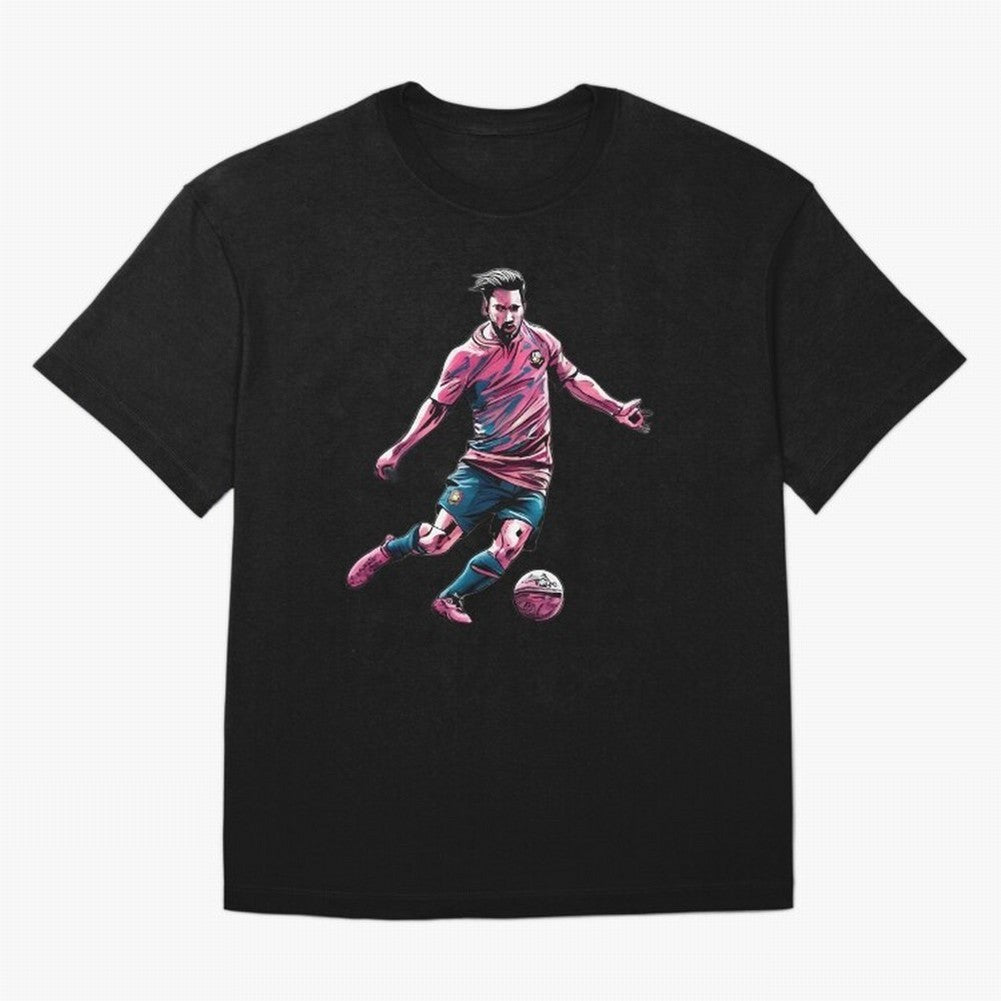 Lionel Messi watercolor drawing Classic T-Shirt Represent Football Lovers during Match Day Hype around FIFA World Cup 2026 Group Stage, Haaland, Brazil, Portugal and Argentina, Game Day Rituals, Football Legends, Country Pride and the Road to the