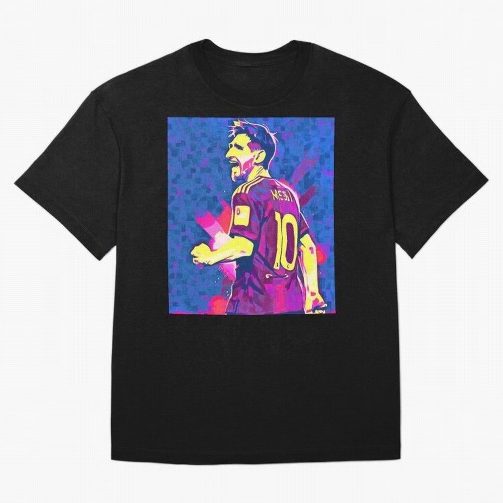 Lionel Messi art Oversized T-Shirt Bring Trophy Dreams to FIFA World Cup 2026 Group Stage Spirit, Featuring England, France and Netherlands, CR7 and Messi, Football Passion, Legendary Performances, Festival Vibes and Supporter Community; Ideal for