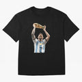Lionel Messi Lifting The World Cup Essential T-Shirt Elevate FIFA World Cup 2026 for Fans of Haaland and Portugal, Bringing Retro Football Energy, Iconic Rivalries, Trophy Chase Drama and Stadium Atmosphere; Built for Supporters Chasing Trophy