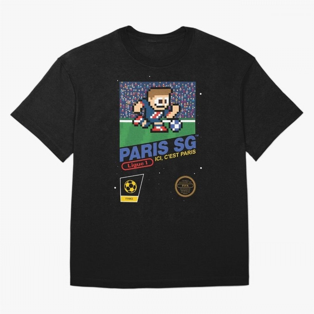 Paris SG v2 8bit Football Essential T-Shirt Feel the Trophy Chase of Match Day Hype around FIFA World Cup 2026 USA Canada Mexico, Neymar, Haaland and Cristiano Ronaldo, Argentina, Champion Mindset, Group Stage Buzz, Knockout Tension and Passionate