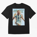 Messi The GOAT Oversized T-Shirt Show Match Day Excitement for the FIFA World Cup 2026 Journey through Haaland and Mbappe Highlights, France Pride, Fan Favorite Moments, National Team Passion, Big Match Drama and Soccer History; Made for Collectors