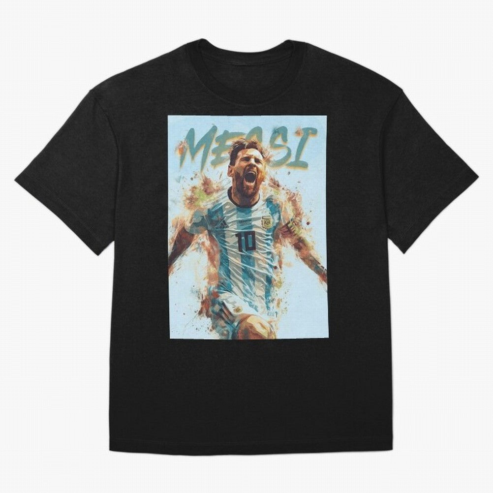 Messi The GOAT Oversized T-Shirt Show Match Day Excitement for the FIFA World Cup 2026 Journey through Haaland and Mbappe Highlights, France Pride, Fan Favorite Moments, National Team Passion, Big Match Drama and Soccer History; Made for Collectors