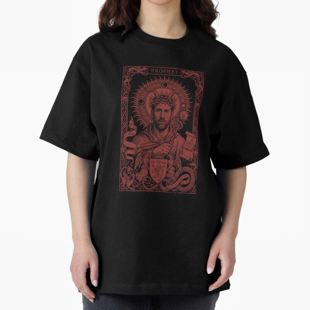 Messi ¡ª The Silent Redeemer Oversized T-Shirt Carry the Dream of Match Day Hype around FIFA World Cup 2026, CR7 and Messi, Argentina, France and Brazil, Tournament Hype, Historic Matchups, Family Viewing Parties and Global Sports Pride; Built for