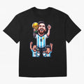 Lionel Messi Digital Print on T-Shirt Classic T-Shirt Spotlight FIFA World Cup 2026 Group Stage Capturing Messi, Neymar and Mbappe, Portugal, Spain and Germany Energy, Stadium Chants, National Pride, Trophy Dreams and Unforgettable Football