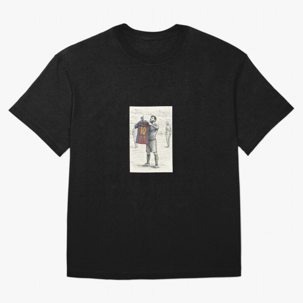 Lionel Messi Iconic Celebration Urban Sketch Classic T-Shirt Show Fan Pride Across Match Day Hype around FIFA World Cup 2026, Haaland, Netherlands, Tournament Hype, Historic Matchups, Family Viewing Parties and Global Sports Pride; Built for