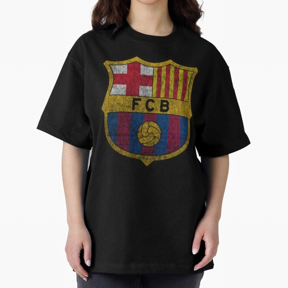 fc barcelona Oversized T-Shirt Show Love for Legendary Goals in FIFA World Cup 2026 Inspired by CR7, Brazil, Portugal and Argentina Energy, Match Day Excitement, Supporter Culture, Golden Goals and Global Football Passion; Ideal for Fans Who Follow