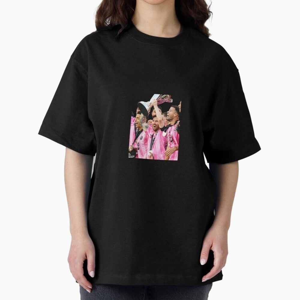 Inter Miami MLS Oversized T-Shirt Join the Countdown to FIFA World Cup 2026 USA Canada Mexico Spirit, Filled with France, Mbappe and Neymar, Game Day Rituals, Football Legends, Country Pride and the Road to the Final; Created for Match Day Parties,