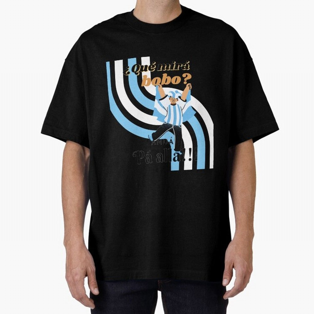 Vintage Messi Argentina Que Mira Bobo Classic T-Shirt Celebrate Unforgettable Nights in Global Football Passion for FIFA World Cup 2026 Group Stage, Inspired by Neymar, England and Germany, Sports Nostalgia, International Competition, Famous