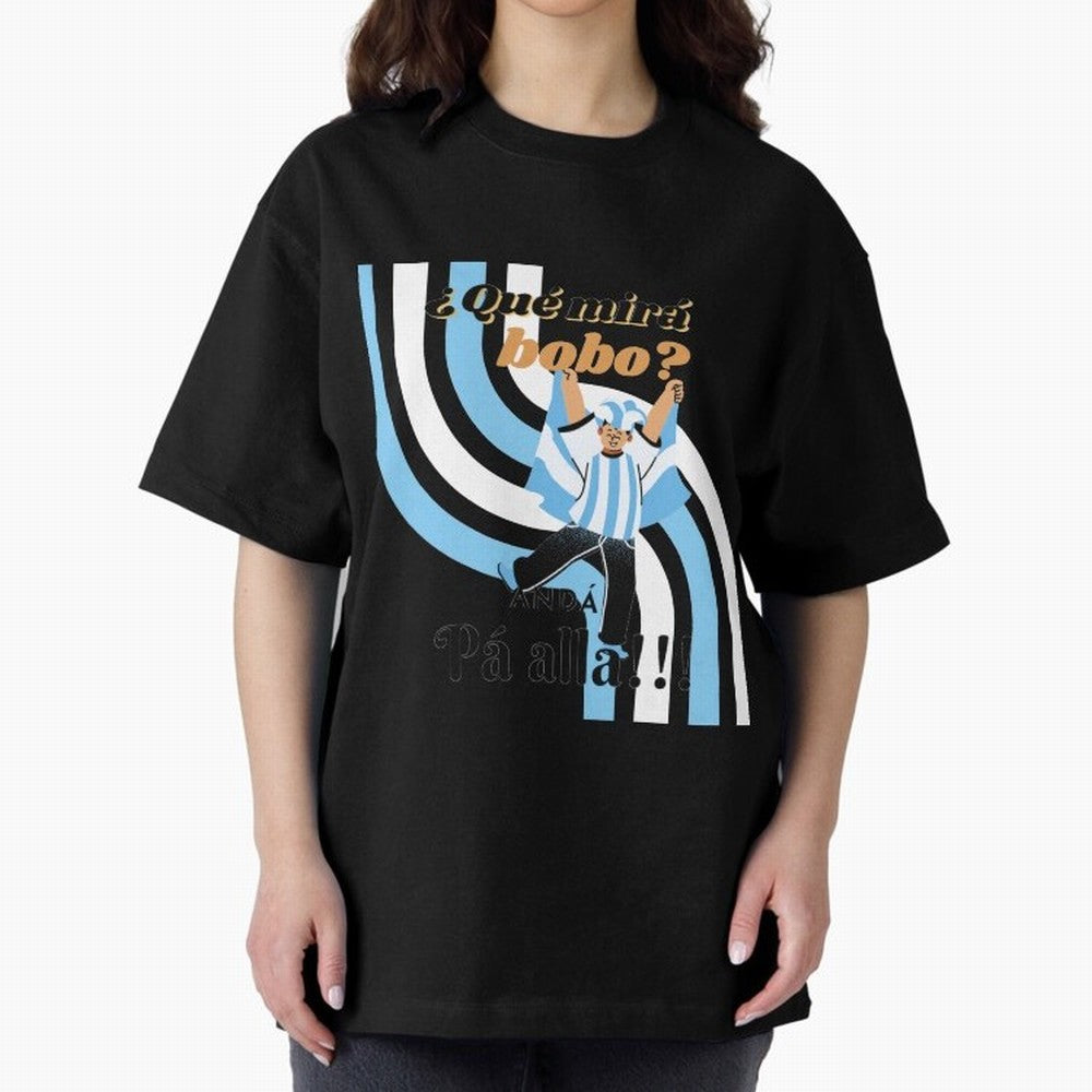 Vintage Messi Argentina Que Mira Bobo Classic T-Shirt Celebrate Unforgettable Nights in Global Football Passion for FIFA World Cup 2026 Group Stage, Inspired by Neymar, England and Germany, Sports Nostalgia, International Competition, Famous